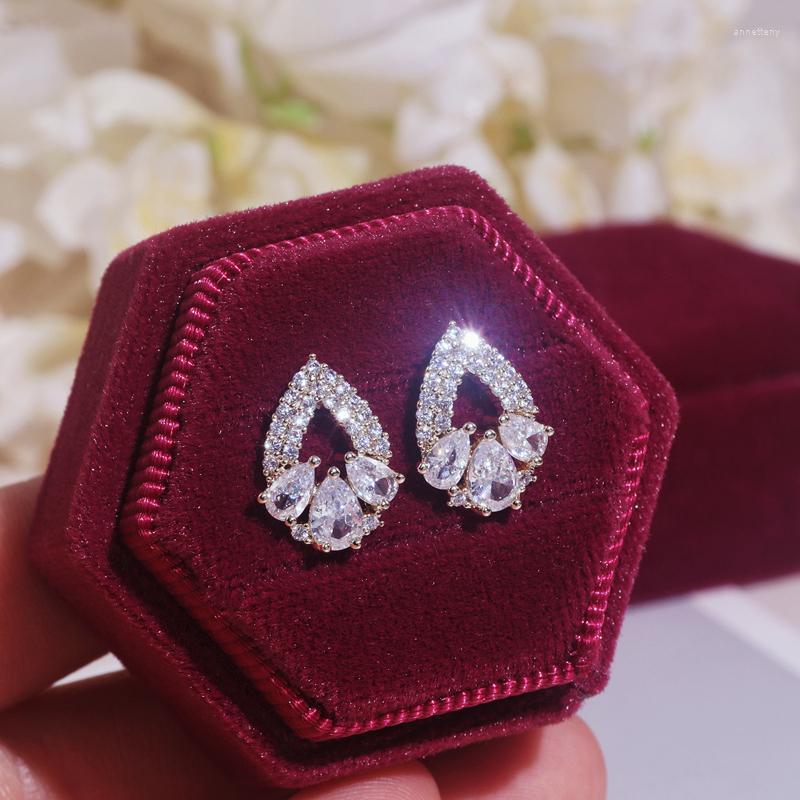 Stud Earrings Classic Crystal For Women Luxury Sparking Zircon Stone Female Wedding Party Small Jewelry
Stud Earrings Classic Crystal For Women Luxury Sparking Zircon Stone Female Wedding Party Small Jewelry