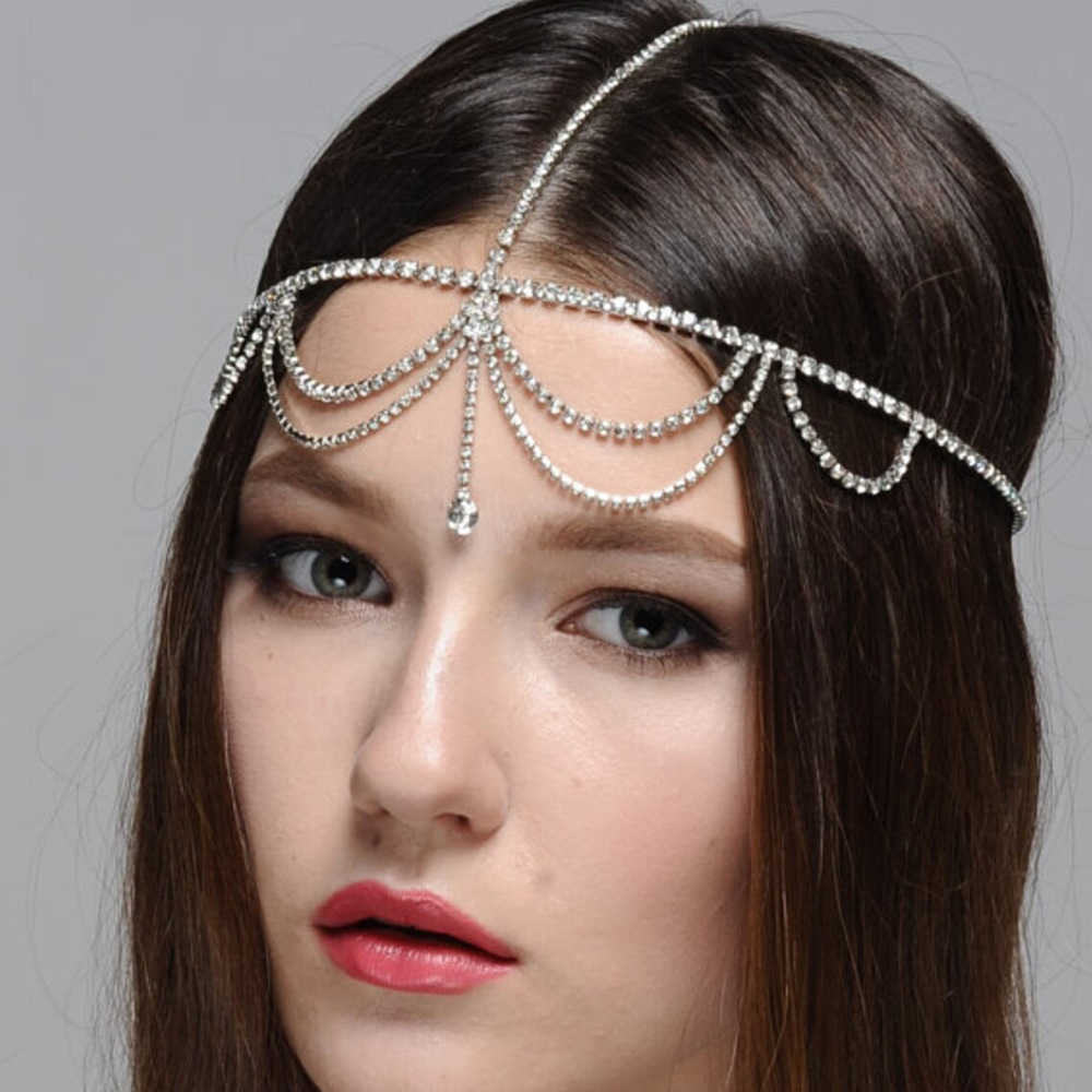 Bling Crystal Hair Clip Hairband New Pin Product Drops Full Of Diamonds Multi Layered Bride Wedding Diamond Forehead Chain Barrette Accessories Head Wear Headdress
Bling Crystal Hair Clip Hairband New Pin Product Drops Full Of Diamonds Multi Layered Bride Wedding Diamond Forehead Chain Barrette Accessories Head Wear Headdress