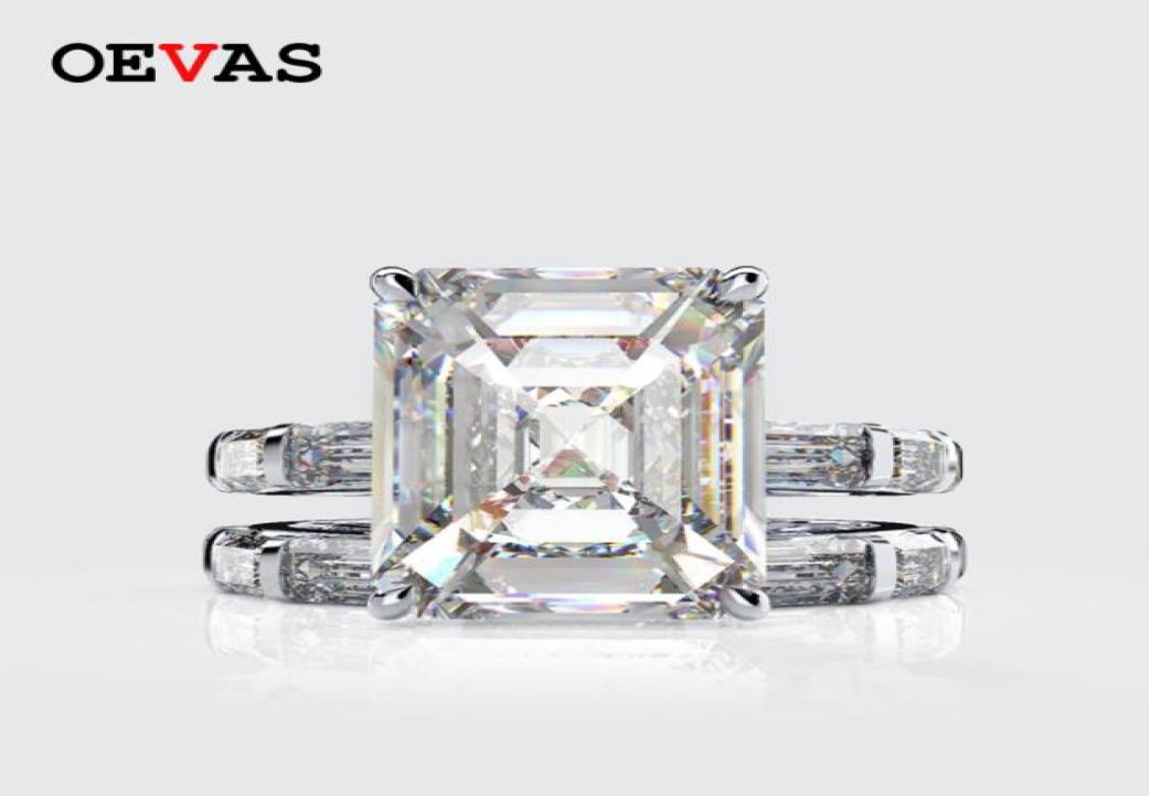 Solitaire Ring OEVAS 100 925 Sterling Silver High Carbon Diamond Princess Rings Set Sparkling Wedding Party Fine Jewelry 2208271708357
Solitaire Ring OEVAS 100 925 Sterling Silver High Carbon Diamond Princess Rings Set Sparkling Wedding Party Fine Jewelry 2208271708357