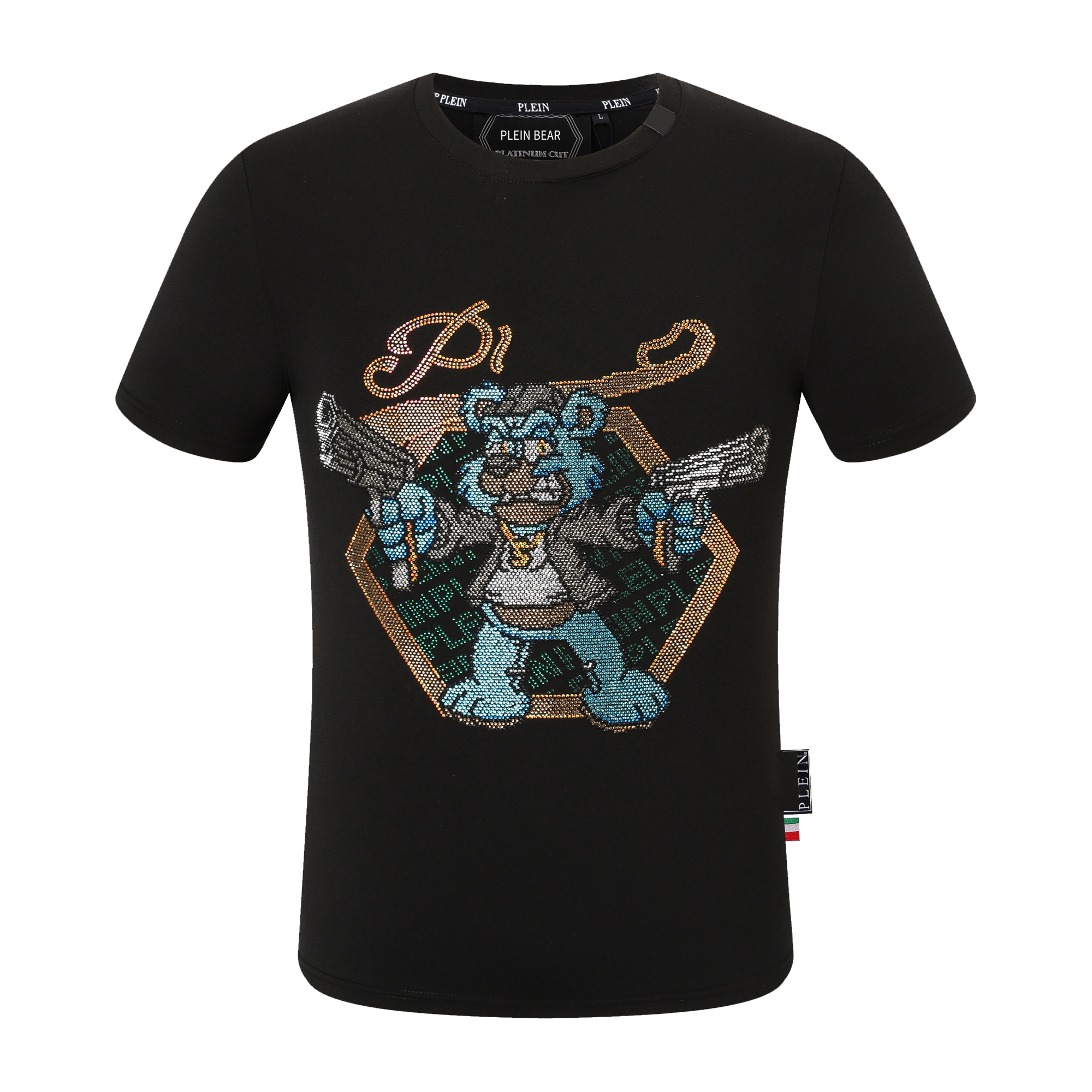 PLEIN BEAR T SHIRT Mens Designer Tshirts Brand Clothing Rhinestone PP Skulls Men T-SHIRT ROUND NECK SS SKULL Hip Hop Tshirt Top Tees 161293, Black
PLEIN BEAR T SHIRT Mens Designer Tshirts Brand Clothing Rhinestone PP Skulls Men T-SHIRT ROUND NECK SS SKULL Hip Hop Tshirt Top Tees 161293, Black