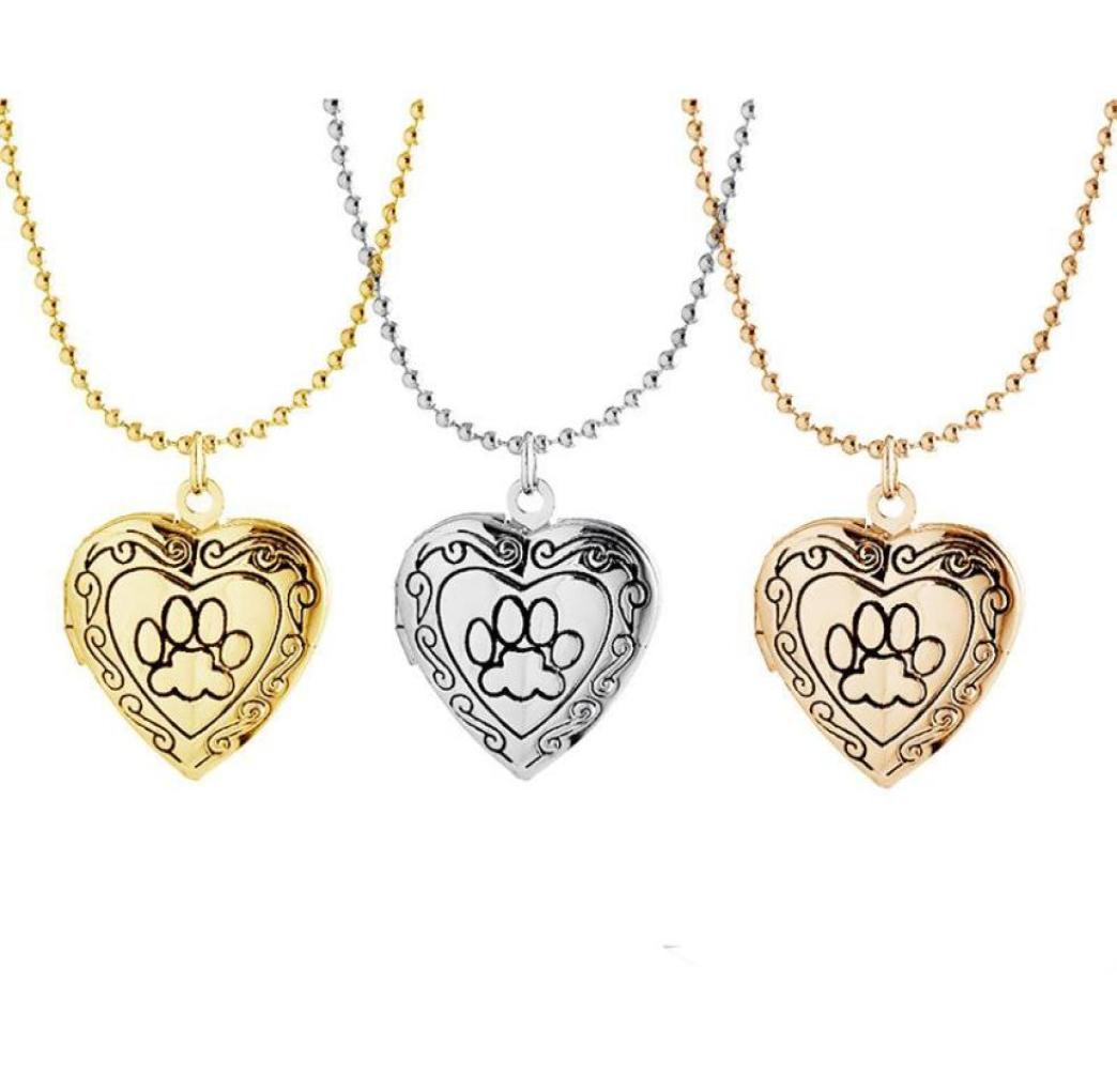 Po Frame Memory Locket Pendant Necklace SilverGold Color Romantic Love Heart Cute Paw Prints Jewelry Women Gift5975163
Po Frame Memory Locket Pendant Necklace SilverGold Color Romantic Love Heart Cute Paw Prints Jewelry Women Gift5975163