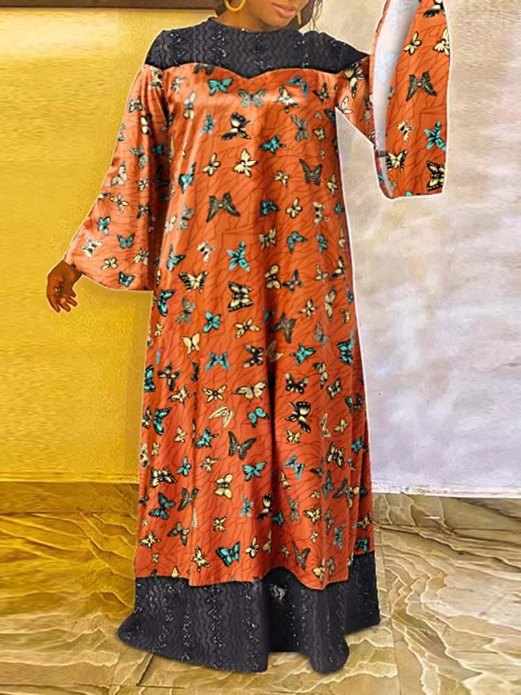 Casual Dresses VONDA Bohemian Dress 2023 Autumn Women Long Sleeve Pleated Maxi Robe Vintage Lace Patchwork Party Vestido, Green
Casual Dresses VONDA Bohemian Dress 2023 Autumn Women Long Sleeve Pleated Maxi Robe Vintage Lace Patchwork Party Vestido, Green