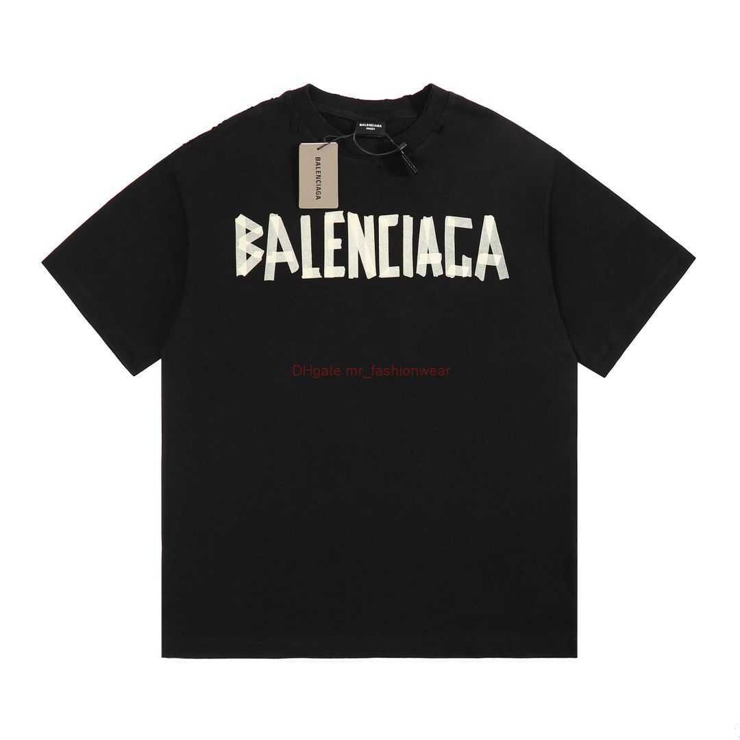 Designer Fashion Clothing French Paris BB Luxury TShirt Tees High Quality Bal Paris 2023 Series Adhesive Tape Tshirt Worn Out Unisex Style Casual cotton Tops Streetw, Black
Designer Fashion Clothing French Paris BB Luxury TShirt Tees High Quality Bal Paris 2023 Series Adhesive Tape Tshirt Worn Out Unisex Style Casual cotton Tops Streetw, Black