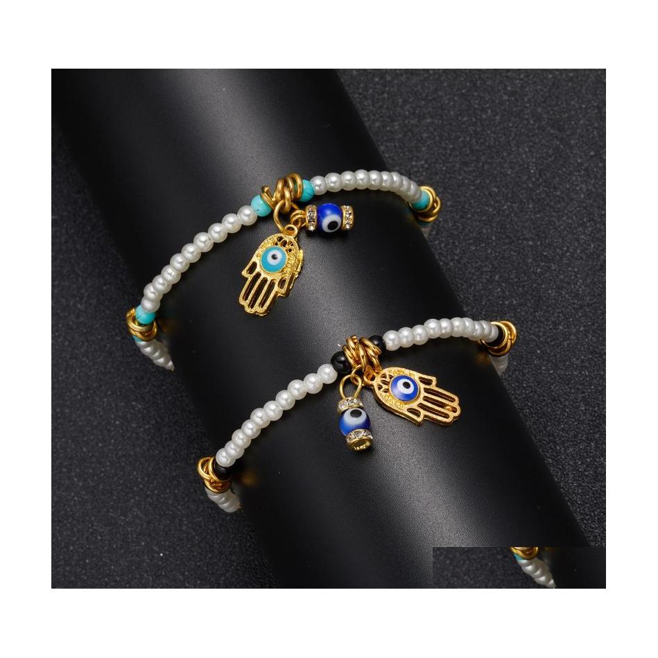 Charm Bracelets Colorf Handmade Bohemian Seedbeads Evil Eye Fatima Hand Bracelet For Wholesale Drop Delivery Jewelry Dhty7
Charm Bracelets Colorf Handmade Bohemian Seedbeads Evil Eye Fatima Hand Bracelet For Wholesale Drop Delivery Jewelry Dhty7