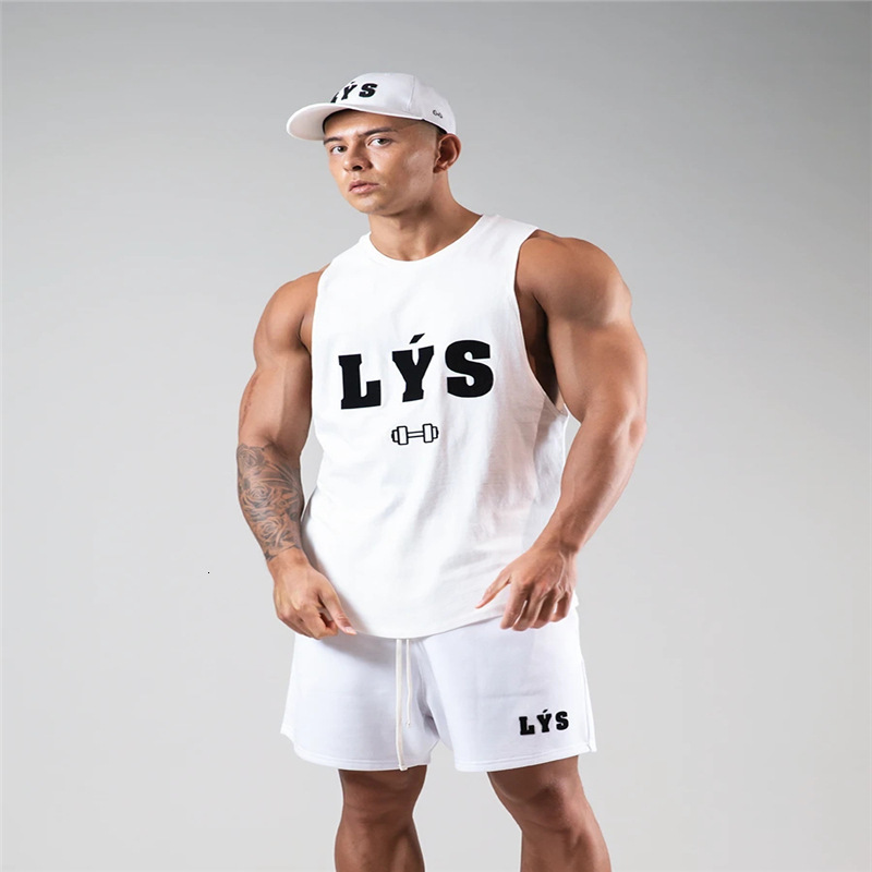 Men's Tank Tops Summer Jogging Solid Color White Casual Loose Cotton Sleeveless Stretch Breathable Training Suit Sports Tshirt 230512, Black(no logo)
Men's Tank Tops Summer Jogging Solid Color White Casual Loose Cotton Sleeveless Stretch Breathable Training Suit Sports Tshirt 230512, Black(no logo)