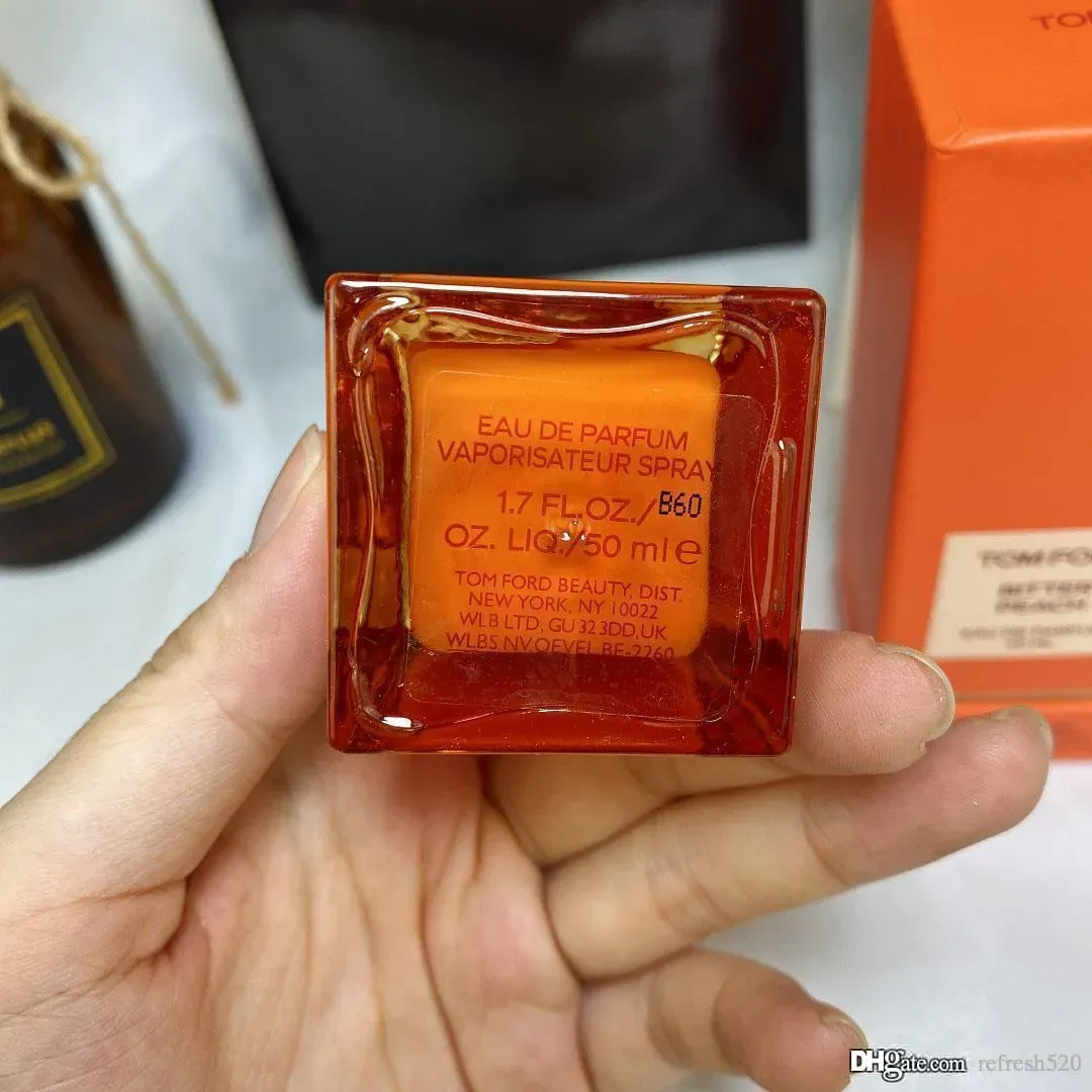 Fashion Perfume for Woman cologne 50ml 1.7oz Bitter Peach EAU De EDP Parfum Scent Good Box with Charm Fragrance Orange Bottle Lady Party Wed
Fashion Perfume for Woman cologne 50ml 1.7oz Bitter Peach EAU De EDP Parfum Scent Good Box with Charm Fragrance Orange Bottle Lady Party Wed