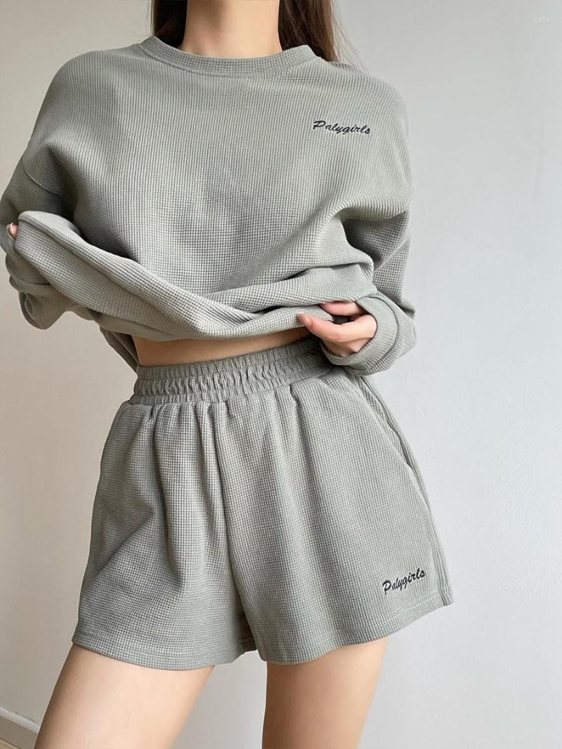 Women' Tracksuits WOMENGAGA Versatile Leisure Sports Set Women' 2023 Autumn Solid Loose Fit Waffle Long Sleeve Clothes High Waist, Black
Women' Tracksuits WOMENGAGA Versatile Leisure Sports Set Women' 2023 Autumn Solid Loose Fit Waffle Long Sleeve Clothes High Waist, Black