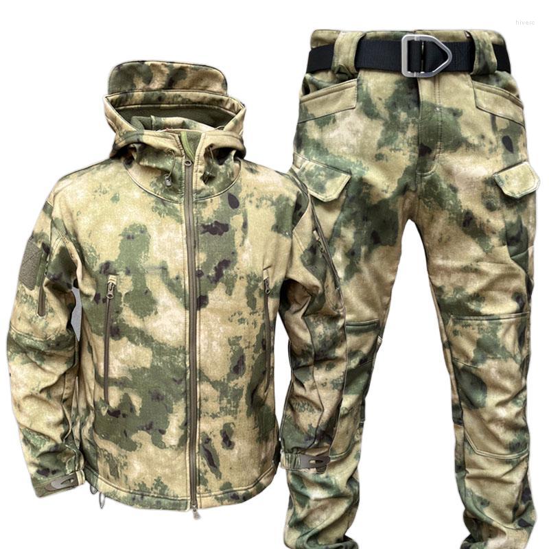 Men's Tracksuits Military Jacket Trousers Men's Tactical Soft Shell Camouflage Suit Windbreaker Waterproof Hunting, Black
Men's Tracksuits Military Jacket Trousers Men's Tactical Soft Shell Camouflage Suit Windbreaker Waterproof Hunting, Black