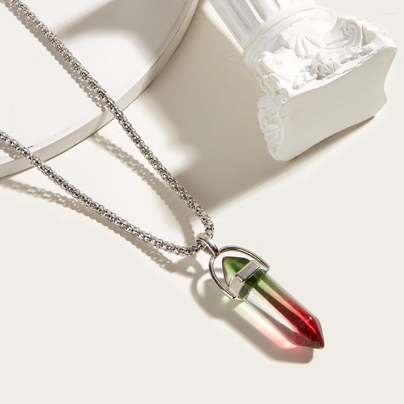 Pendant Necklaces Natural Stone Hexagon Point Necklace Healing Crystal Bohemian Crescent Jewelry
Pendant Necklaces Natural Stone Hexagon Point Necklace Healing Crystal Bohemian Crescent Jewelry