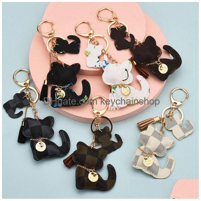 Key Rings Pu Cat Chain With Tassel Fashion Keychain Jewelry Bag Pendant Drop Delivery Dhcfs
Key Rings Pu Cat Chain With Tassel Fashion Keychain Jewelry Bag Pendant Drop Delivery Dhcfs