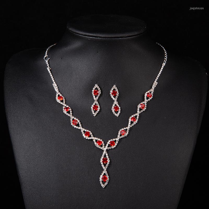 Necklace Earrings Set Fashion Crystal Bridal Wedding Women Several Colors Rhinestone Dress Accessories Bridesmaids, Picture shown
Necklace Earrings Set Fashion Crystal Bridal Wedding Women Several Colors Rhinestone Dress Accessories Bridesmaids, Picture shown