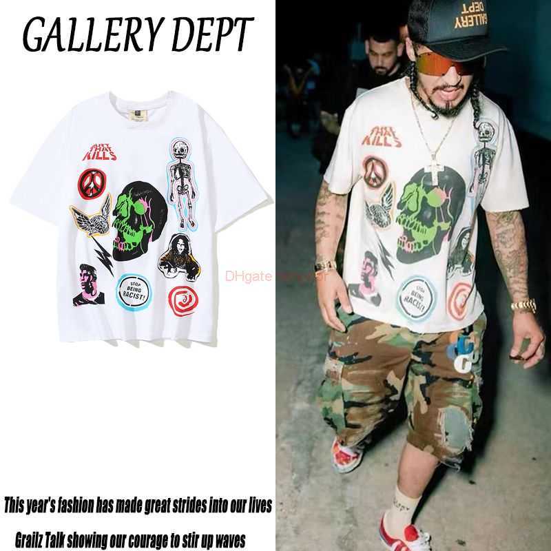 Designer Fashion Clothing Tees Tshirt Galleryes Depts Rock Portrait High Street Half Sleeve Summer Leisure Sports American Loose Short Sleeve T-shirt for Men Women, High street white gz-3289
Designer Fashion Clothing Tees Tshirt Galleryes Depts Rock Portrait High Street Half Sleeve Summer Leisure Sports American Loose Short Sleeve T-shirt for Men Women, High street white gz-3289