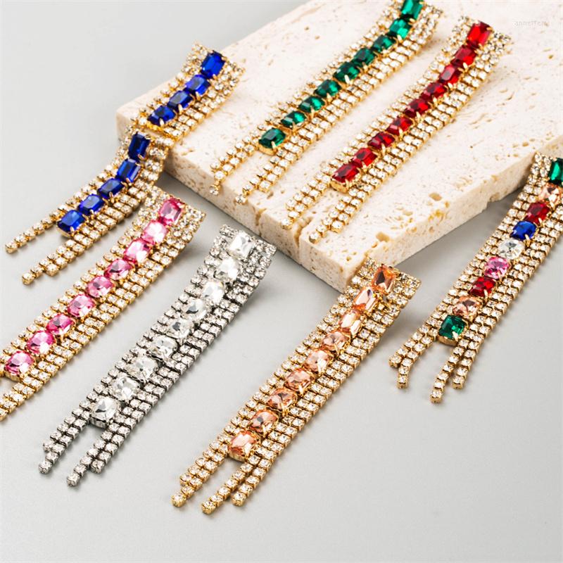 Dangle Earrings European And American Fashion Exaggerated Alloy Tassel Geometry Female Personalized
Dangle Earrings European And American Fashion Exaggerated Alloy Tassel Geometry Female Personalized