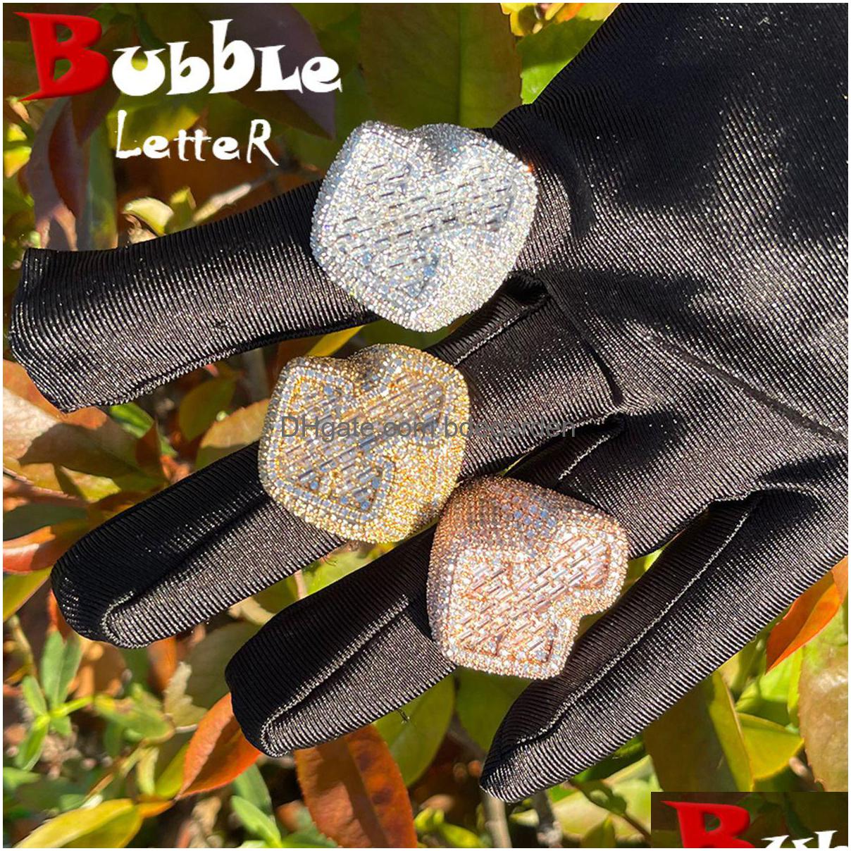 Band Rings Bubble Letter Baguette Cross For Men Iced Out Finger Charms Real Gold Plated Prong Setting Hip Hop Jewelry 230215 Drop De Dhoeg
Band Rings Bubble Letter Baguette Cross For Men Iced Out Finger Charms Real Gold Plated Prong Setting Hip Hop Jewelry 230215 Drop De Dhoeg