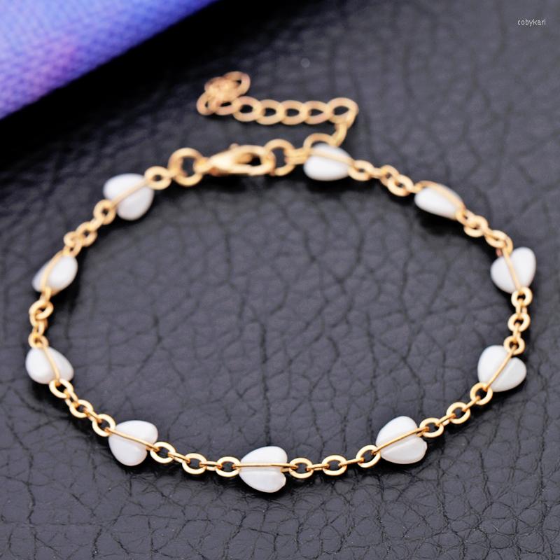Strand Valentine's Day Heart Imitation Pearl Bracelet Gold Color Chain Jewelry Gift For Girlfriend Women Trendy Accessories
Strand Valentine's Day Heart Imitation Pearl Bracelet Gold Color Chain Jewelry Gift For Girlfriend Women Trendy Accessories