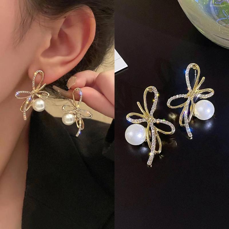 Stud Earrings Ear Women Crystal Bow Pearl Korea Pretty Wholesale Elegant All-match Sweet Fashion
Stud Earrings Ear Women Crystal Bow Pearl Korea Pretty Wholesale Elegant All-match Sweet Fashion