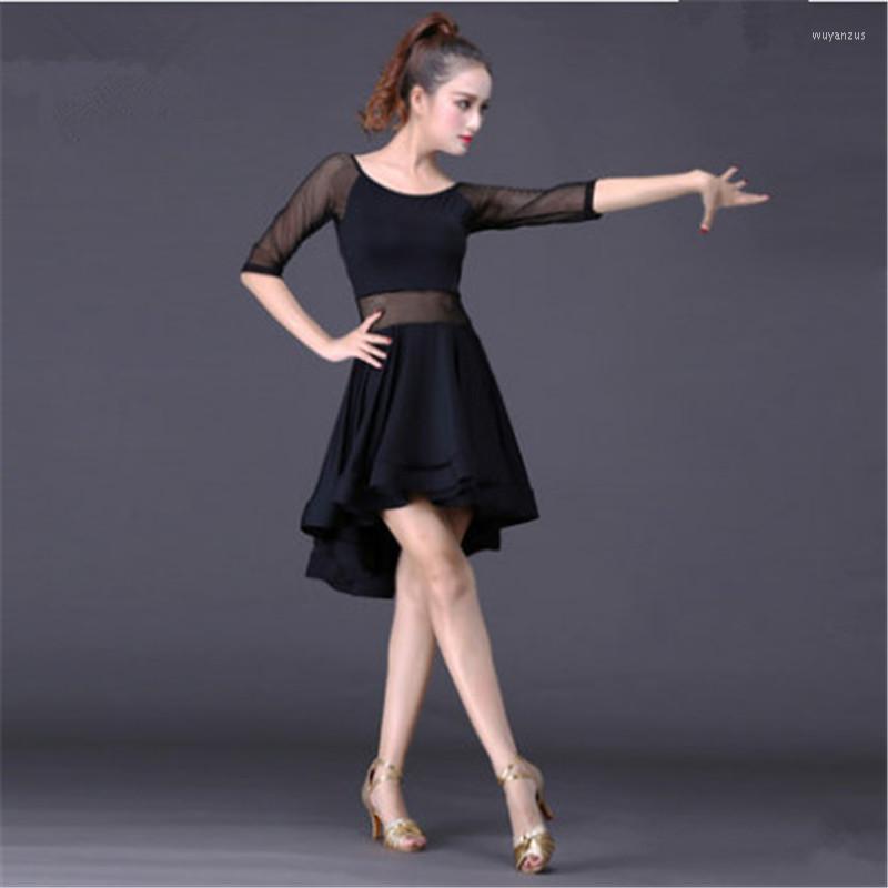 Stage Wear The Latin Dance Dress For Women Black Half Sleeve Professional Sumba Dancing Skirt Adult Rumba Dresses
Stage Wear The Latin Dance Dress For Women Black Half Sleeve Professional Sumba Dancing Skirt Adult Rumba Dresses