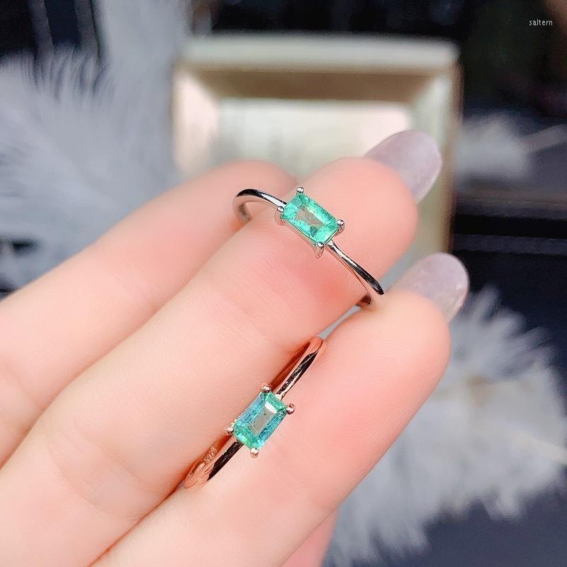 Cluster Rings Natural Emerald Ring 925 Silver Ladies Luxurious Atmosphere Dignified And Elegant3 5mm
Cluster Rings Natural Emerald Ring 925 Silver Ladies Luxurious Atmosphere Dignified And Elegant3 5mm