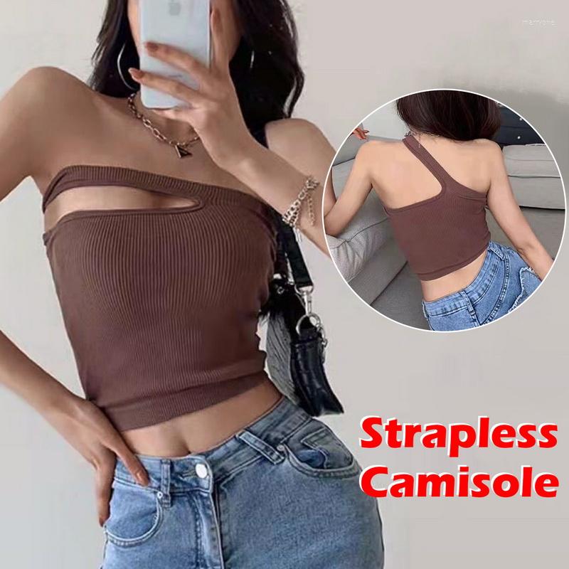 Camisoles & Tanks One Shoulder Cropped Women Asymmetrical Crop Top Y2k Knitted Corset Sleeveless Camisole Sexy Oblique Collar Tube Tops, White
Camisoles & Tanks One Shoulder Cropped Women Asymmetrical Crop Top Y2k Knitted Corset Sleeveless Camisole Sexy Oblique Collar Tube Tops, White