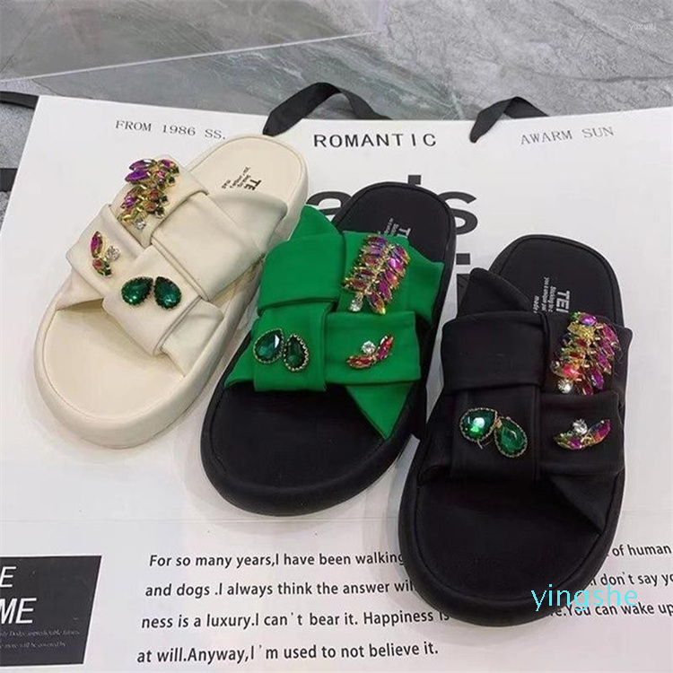 Slippers Flats Platform Crystal Women Shoes 2023 Summer Sandals Fashion Flip Flops Casual Ladies Open Toe Slides Zapatillas, Black
Slippers Flats Platform Crystal Women Shoes 2023 Summer Sandals Fashion Flip Flops Casual Ladies Open Toe Slides Zapatillas, Black