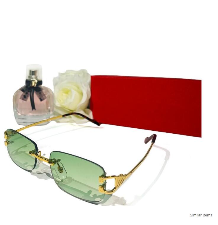 Fashion designer sunglasses for men and women Luxury frameless rectangular coated buffalo horn sunglasses for boutique eyewear gifts
Fashion designer sunglasses for men and women Luxury frameless rectangular coated buffalo horn sunglasses for boutique eyewear gifts