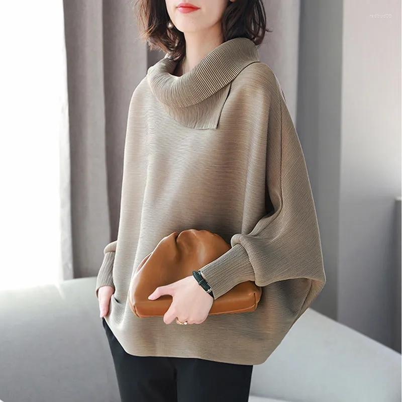 Women's Blouses High Collar Pullover Women's Bat Sleeve Top 2023 Spring Autumn Style OL Loose Female Blouse Solid Casual Bottoming, Apricot
Women's Blouses High Collar Pullover Women's Bat Sleeve Top 2023 Spring Autumn Style OL Loose Female Blouse Solid Casual Bottoming, Apricot
