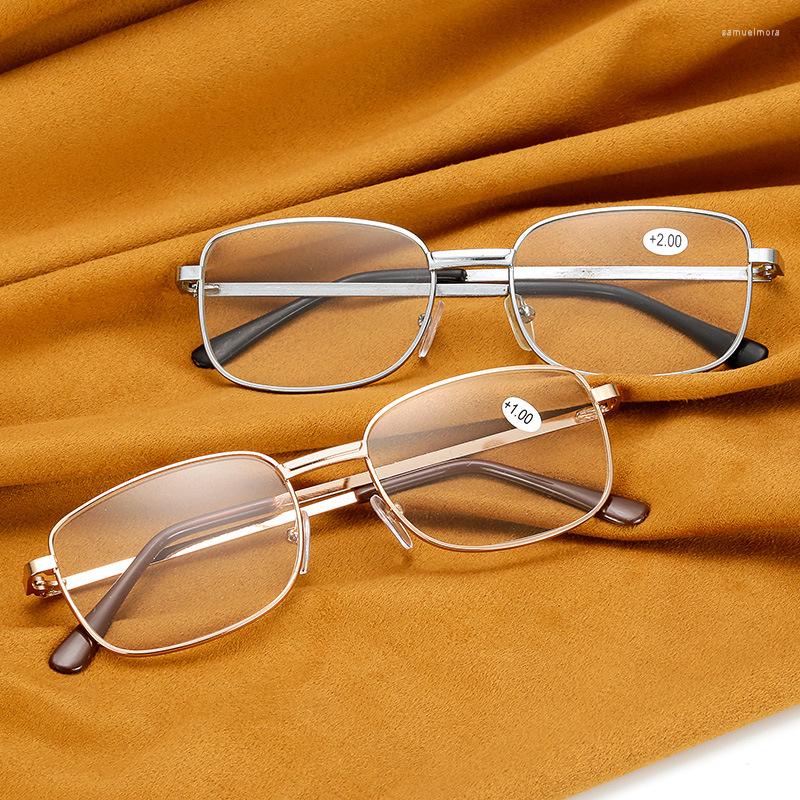 Sunglasses Presbyopia Glasses Fashion Metal Frame Men Women Anti-blue Prescription Reading Eyeglasses Hyperopia Eyewear Diopter 1.0 To 4.0
Sunglasses Presbyopia Glasses Fashion Metal Frame Men Women Anti-blue Prescription Reading Eyeglasses Hyperopia Eyewear Diopter 1.0 To 4.0