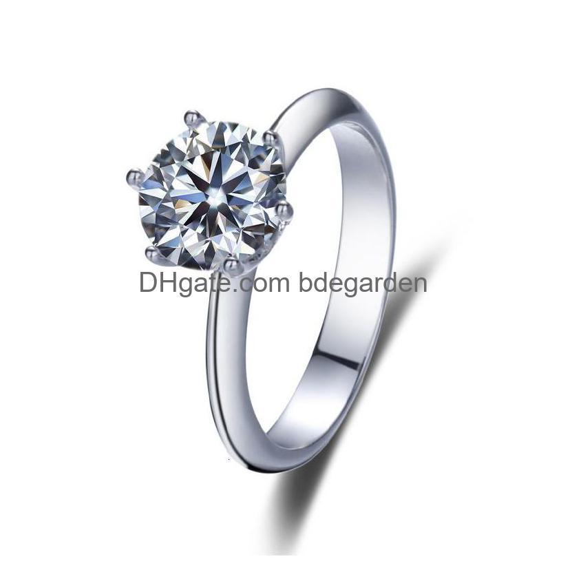 Rings S925 Sterling Sier Ring 1Ct 2Ct Diamonds Certificate Simple And Girl Engagement For Fine Jewelry 230330 Drop Delivery Dhnuy
Rings S925 Sterling Sier Ring 1Ct 2Ct Diamonds Certificate Simple And Girl Engagement For Fine Jewelry 230330 Drop Delivery Dhnuy