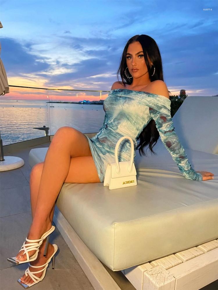 Casual Dresses Sexy Slash Neck Off The Shoulder Mini Dress Full Sleeve Backless Panelled Bodycon Pack Buttock Skinny Tunics Party Outfit, Blue
Casual Dresses Sexy Slash Neck Off The Shoulder Mini Dress Full Sleeve Backless Panelled Bodycon Pack Buttock Skinny Tunics Party Outfit, Blue
