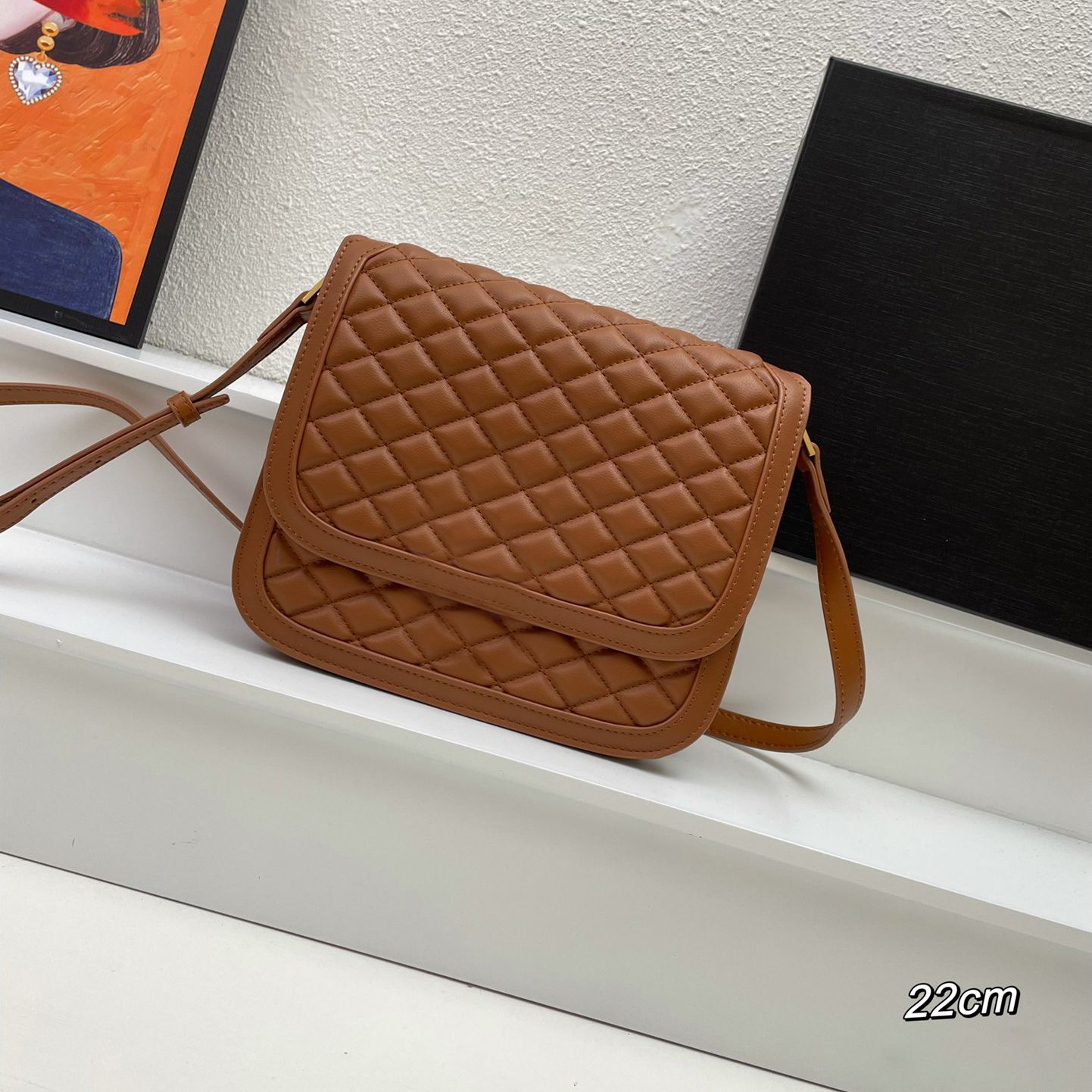 Designer Bag Women Shoulder Bags Flap Diamond Lattice Lamb Leather Luxury Cross Body Bag Wallet Double Layers Organ Handbags Gold Letter Hardware Hasp Fashion Purse, #5
Designer Bag Women Shoulder Bags Flap Diamond Lattice Lamb Leather Luxury Cross Body Bag Wallet Double Layers Organ Handbags Gold Letter Hardware Hasp Fashion Purse, #5