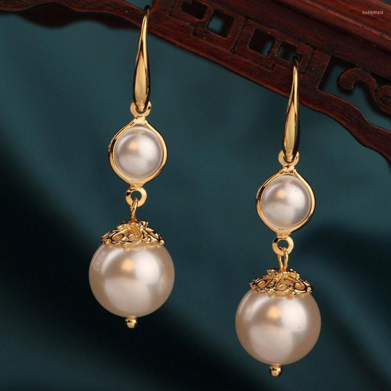 Dangle Earrings Fashion Exquisite Korean Style Vintage Drop Pearl Birthday Gift Ethnic Jewelry For Women 
Dangle Earrings Fashion Exquisite Korean Style Vintage Drop Pearl Birthday Gift Ethnic Jewelry For Women