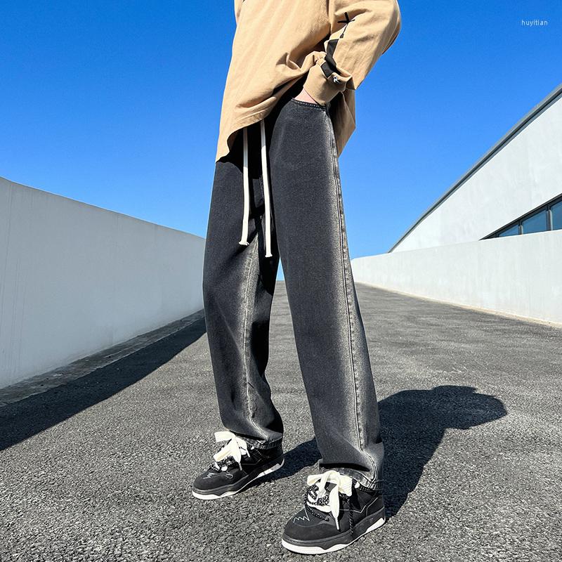 Men' Jeans American Street Hip-hop Men' Y2k Gradient Black Loose Straight Leg Pants Spring And Autumn Elastic Waist Casual
Men' Jeans American Street Hip-hop Men' Y2k Gradient Black Loose Straight Leg Pants Spring And Autumn Elastic Waist Casual