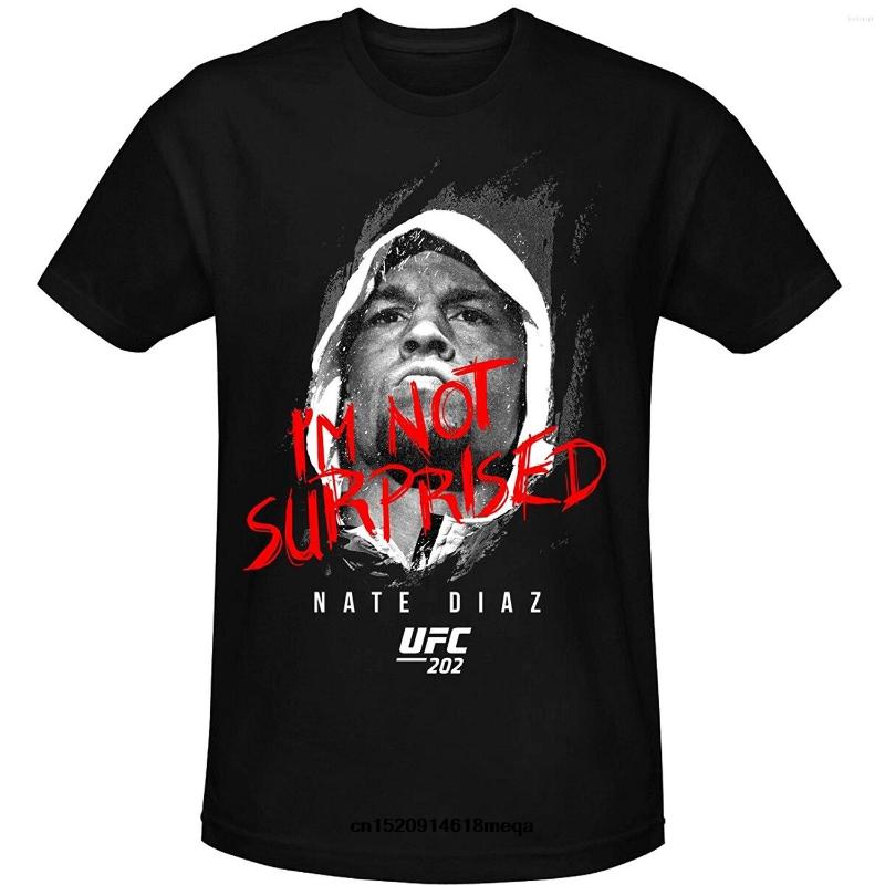 Men's T Shirts Shirt Men Casual Fashion Nate Diaz I'm Not Surprised T-Shirt- Black, Notprint
Men's T Shirts Shirt Men Casual Fashion Nate Diaz I'm Not Surprised T-Shirt- Black, Notprint