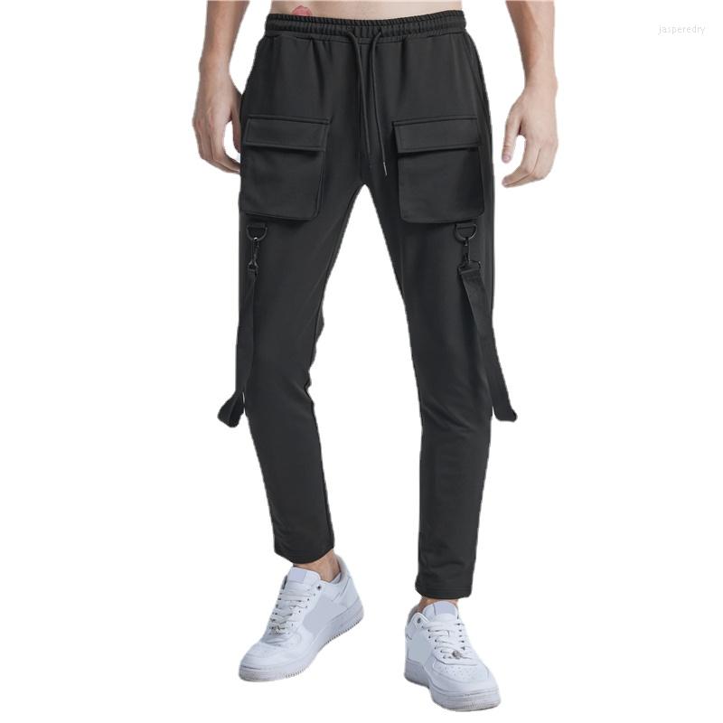 Men's Pants Joggers Men Cargo Streetwear Hip Hop Casual Ribbons Pockets Track Male Harajuku Fashion Trousers, Black
Men's Pants Joggers Men Cargo Streetwear Hip Hop Casual Ribbons Pockets Track Male Harajuku Fashion Trousers, Black