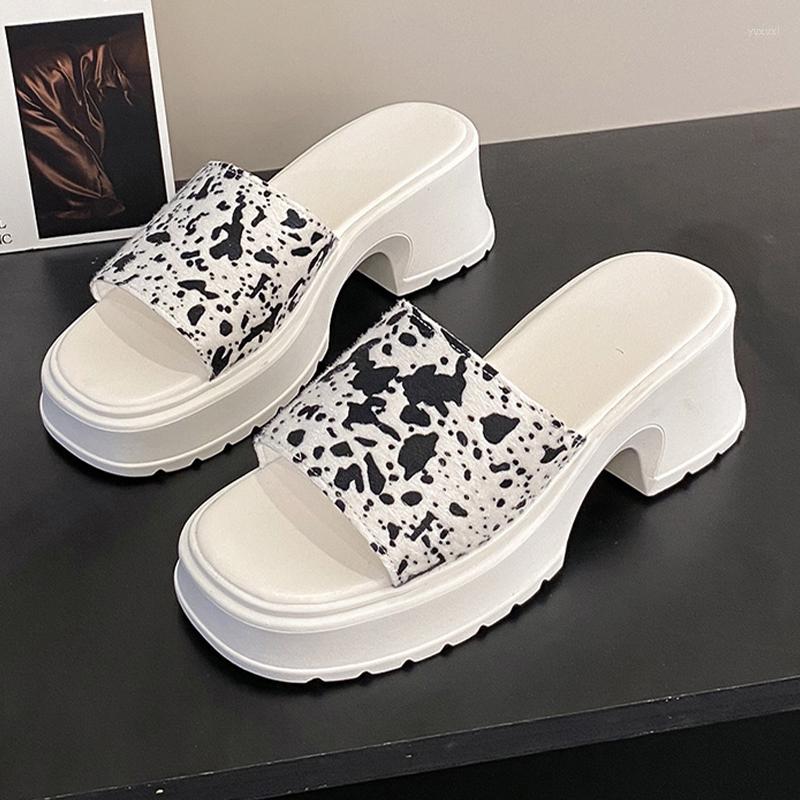 Slippers Chunky Platform Women Fashion Mid Heels Shoes 2023 Summer Trend Sandals Casual Slides Pumps Thick Flip-flops, Beige-leopard
Slippers Chunky Platform Women Fashion Mid Heels Shoes 2023 Summer Trend Sandals Casual Slides Pumps Thick Flip-flops, Beige-leopard