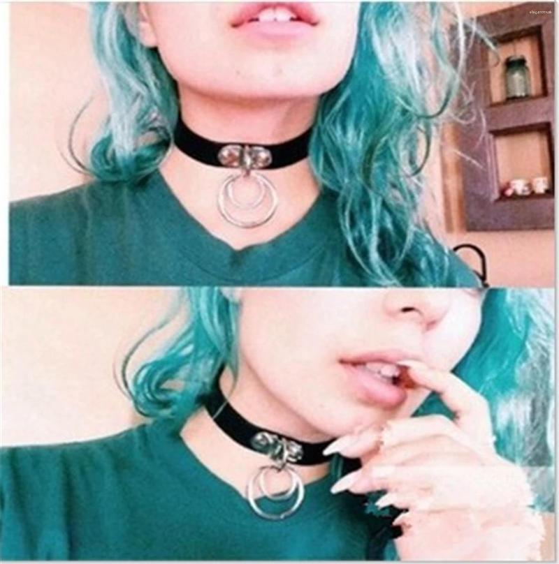 Pendant Necklaces Sexy Punk Choker Collar Black Leather Bondage Cosplay Goth Hiphap Jewelry Women Gothic Necklace Harajuku Accessories
Pendant Necklaces Sexy Punk Choker Collar Black Leather Bondage Cosplay Goth Hiphap Jewelry Women Gothic Necklace Harajuku Accessories