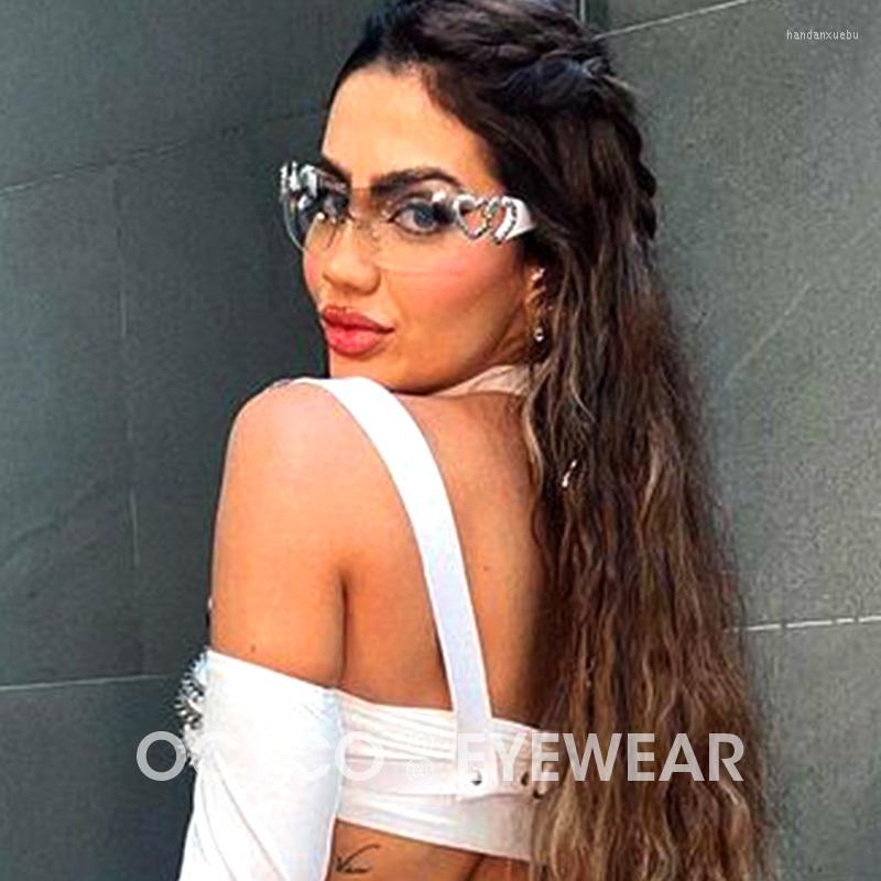 Sunglasses Fashion One Piece Women Rimless Heart Sun Glasses For Female Shades Eyewear Sports Goggles In Sunglass
Sunglasses Fashion One Piece Women Rimless Heart Sun Glasses For Female Shades Eyewear Sports Goggles In Sunglass