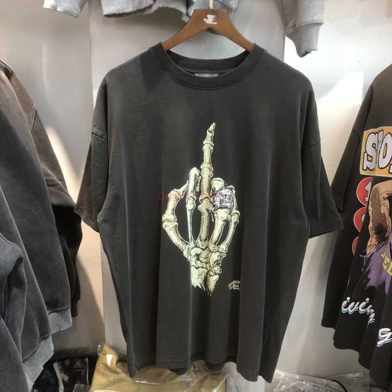 Designer Fashion Clothing Tees Tshirt Galleryes Depts High Street Loose Skull Hand Bone Print Round Neck Short Sleeve Distressed Mens Half Sleeve Tshirt Tops for sal, Dark gray
Designer Fashion Clothing Tees Tshirt Galleryes Depts High Street Loose Skull Hand Bone Print Round Neck Short Sleeve Distressed Mens Half Sleeve Tshirt Tops for sal, Dark gray