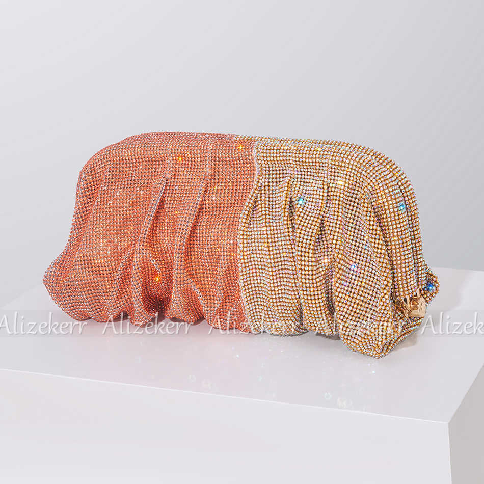 Shoulder Bags Color Blocking Rhinestone Evening Clutch Purses Women 2023 Luxury Designer Folds Chain Crystal Clip Crossbody Wedding Party 230426, Light purple
Shoulder Bags Color Blocking Rhinestone Evening Clutch Purses Women 2023 Luxury Designer Folds Chain Crystal Clip Crossbody Wedding Party 230426, Light purple