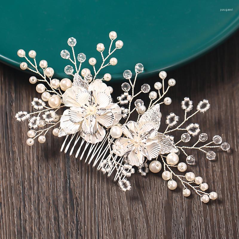 Hair Clips Pearl Flower Comb Elegant Wedding Accessories For Women Bride Head Jewelry Decoration
Hair Clips Pearl Flower Comb Elegant Wedding Accessories For Women Bride Head Jewelry Decoration