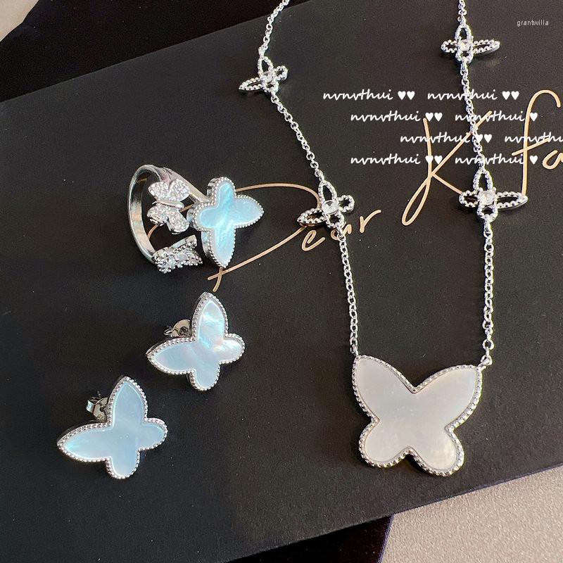 Necklace Earrings Set Brilliant Butterfly Gems Baroque Bow Ring For Women Shell Classic Earring Fine Jewelry, Picture shown
Necklace Earrings Set Brilliant Butterfly Gems Baroque Bow Ring For Women Shell Classic Earring Fine Jewelry, Picture shown