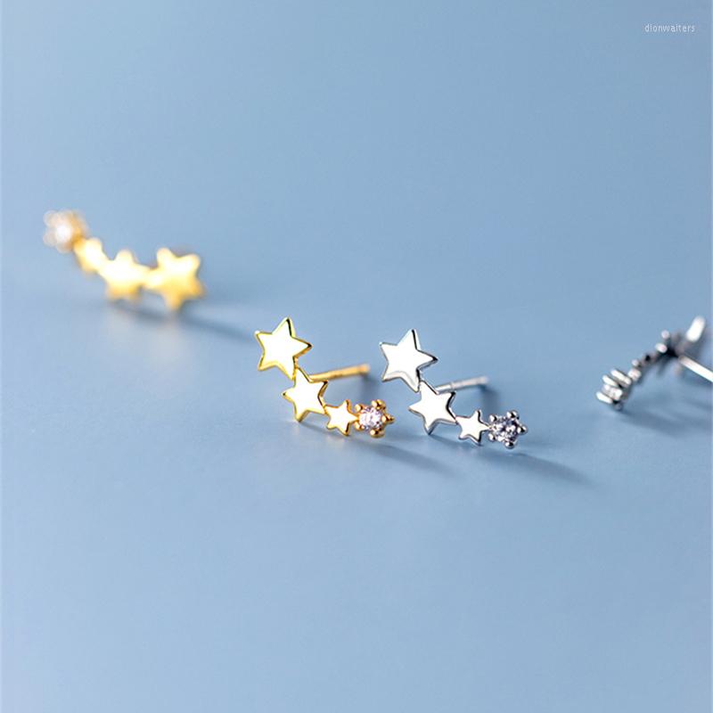 Stud Earrings Real 925 Sterling Silver Sweet Stackable Stars Row For Women Fashion Party Zircon Ear Jewelry Accessories
Stud Earrings Real 925 Sterling Silver Sweet Stackable Stars Row For Women Fashion Party Zircon Ear Jewelry Accessories