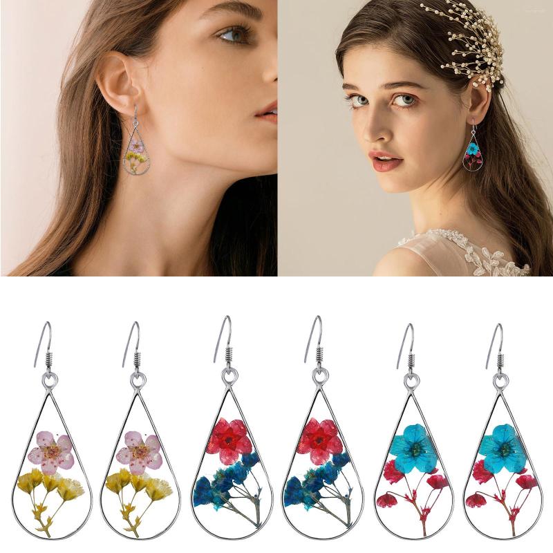 Hoop Earrings Hand Dropped Glue Resin Dried Flower Double Sided Water Drop Dangling For Women Pearl
Hoop Earrings Hand Dropped Glue Resin Dried Flower Double Sided Water Drop Dangling For Women Pearl