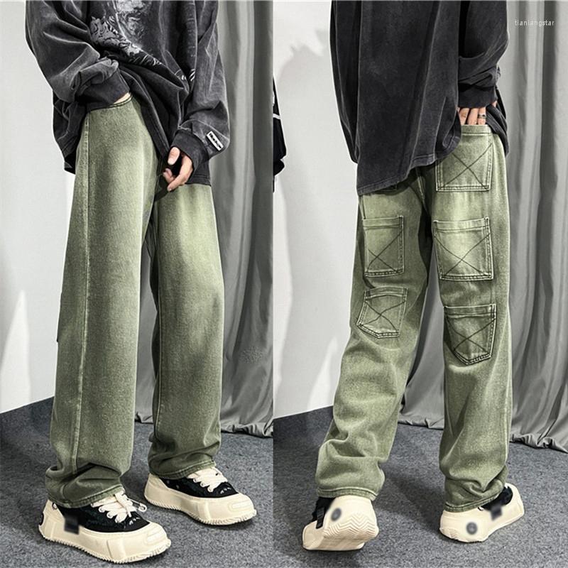 Men' Jeans 2023 Fashion Vintage Green Baggy Men Hip Hop Pants Y2K Clothes Multiple Pockets Women Straight Denim Trousers Vaqueros, Vintage brown
Men' Jeans 2023 Fashion Vintage Green Baggy Men Hip Hop Pants Y2K Clothes Multiple Pockets Women Straight Denim Trousers Vaqueros, Vintage brown