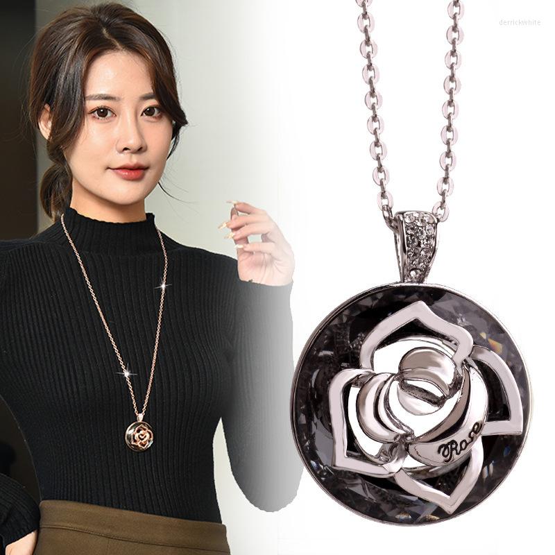 Pendant Necklaces Crystal Flower Long Necklace Women Fashion Sweater Jewelry Wholesale Party Wedding Gifts
Pendant Necklaces Crystal Flower Long Necklace Women Fashion Sweater Jewelry Wholesale Party Wedding Gifts