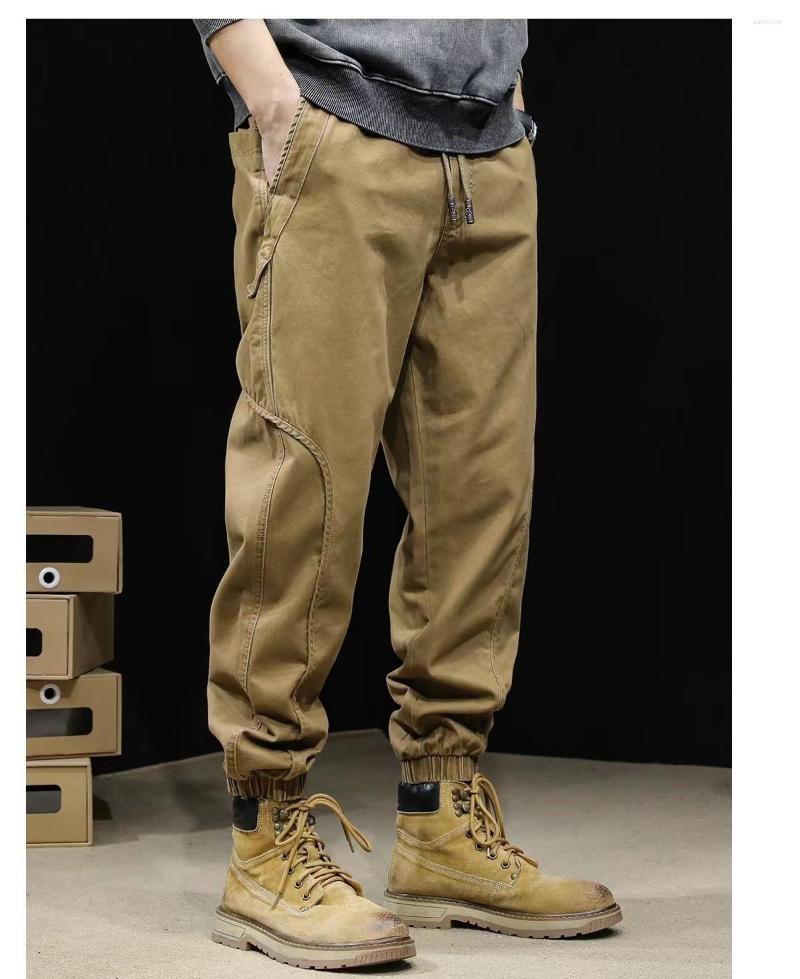 Men' Pants Spring And Autumn Pantalones Hombre Casual Trousers Cargo Men Harun Bind One' Feet Cotton Clothing, Black
Men' Pants Spring And Autumn Pantalones Hombre Casual Trousers Cargo Men Harun Bind One' Feet Cotton Clothing, Black