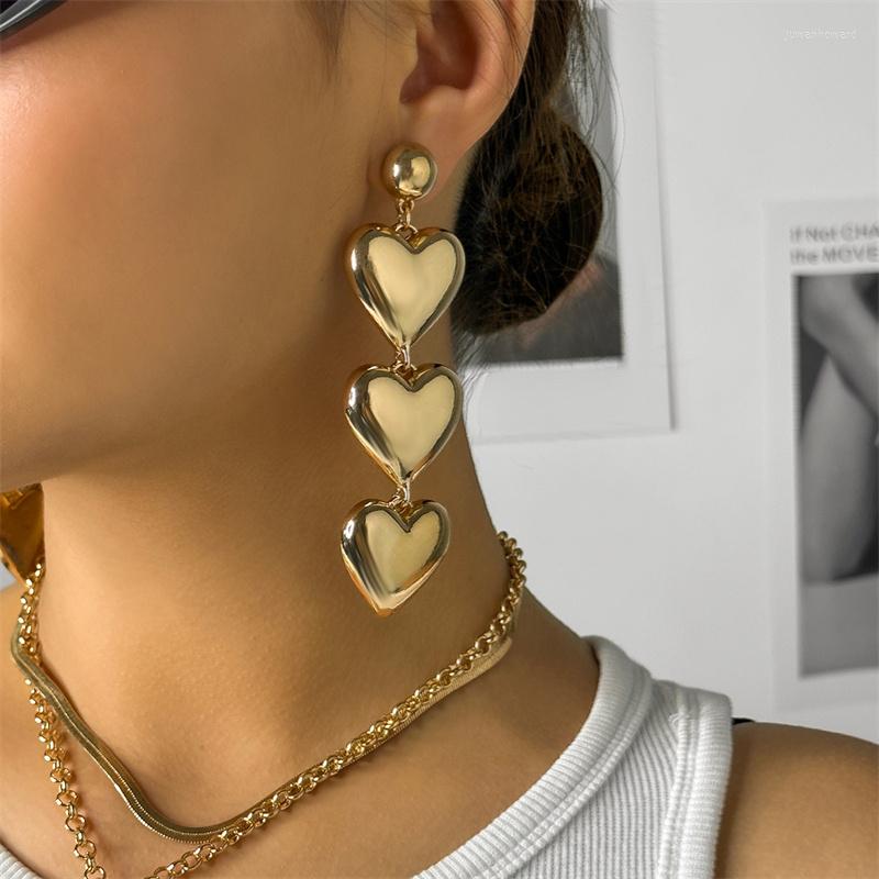 Dangle Earrings Punk Gold Silver Color Multilayer Big Love Heart Drop Snake Chain Pendant Necklace Bracelets For Women Gifts
Dangle Earrings Punk Gold Silver Color Multilayer Big Love Heart Drop Snake Chain Pendant Necklace Bracelets For Women Gifts