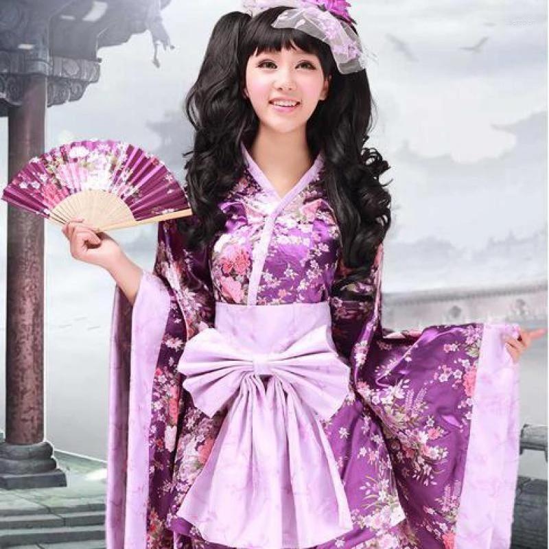 Ethnic Clothing Women's Retro Kimono Geisha Stage Show Performance Costume Sakura Silk Rayon Japanese Anime Bathrobe Yukata With Obi
Ethnic Clothing Women's Retro Kimono Geisha Stage Show Performance Costume Sakura Silk Rayon Japanese Anime Bathrobe Yukata With Obi
