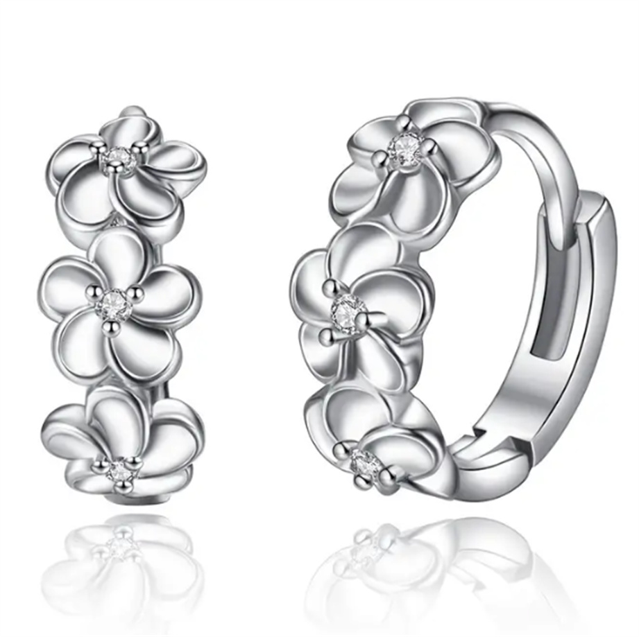 Sparkling and Sweet Style: Flower Zircon Earrings - Perfect for parties, holidays, and birthdays!
Sparkling and Sweet Style: Flower Zircon Earrings - Perfect for parties, holidays, and birthdays!
