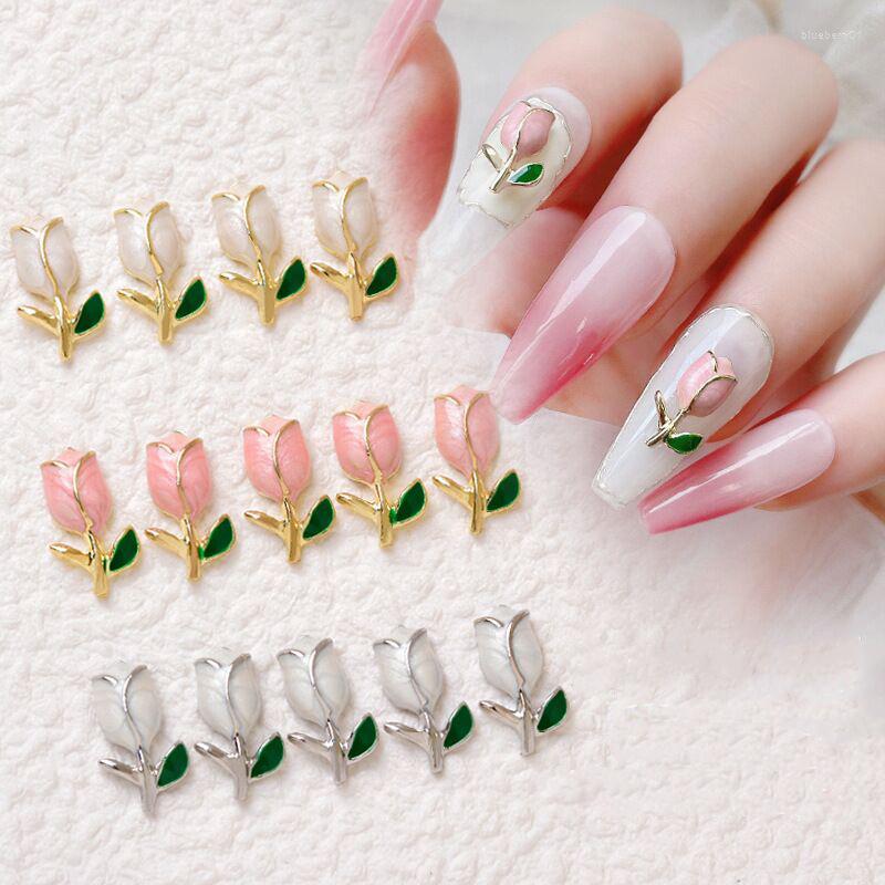 Nail Art Decorations 10 Pcs/ Pack Metal Flower Tulip Ornaments Are Used To Decorate Charm DIY Texture Light Luxury Style Drop Oil Rose Acce
Nail Art Decorations 10 Pcs/ Pack Metal Flower Tulip Ornaments Are Used To Decorate Charm DIY Texture Light Luxury Style Drop Oil Rose Acce